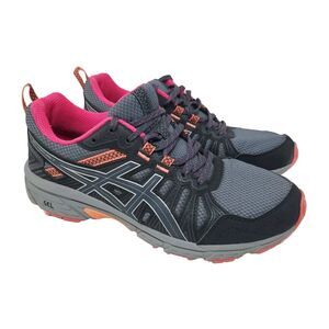 ASICS Gel Venture 7 Trail Running Shoes Gray Size 8